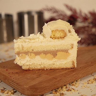 White Prefiterole Cake — Global Harrisons
